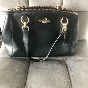 Black Coach crossbody/handle bag